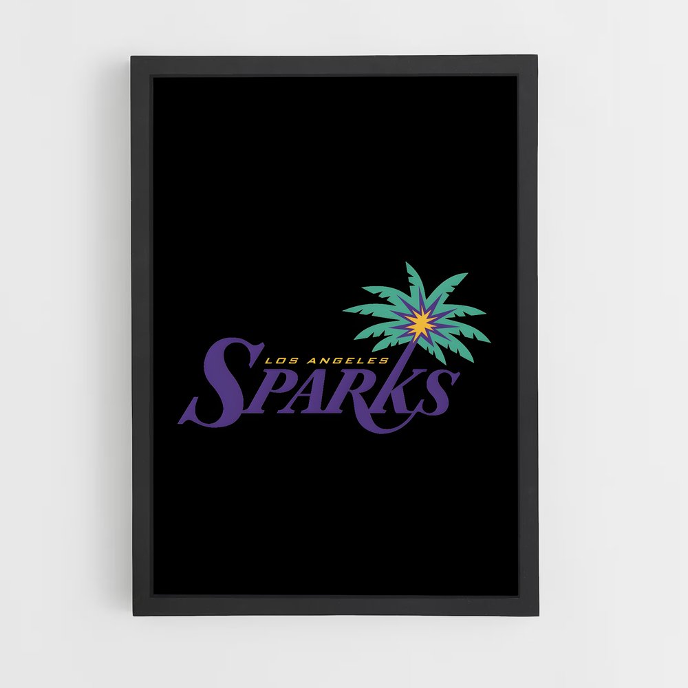 Poster Sparks de Los Angeles – affiche Basketball (vue 2)